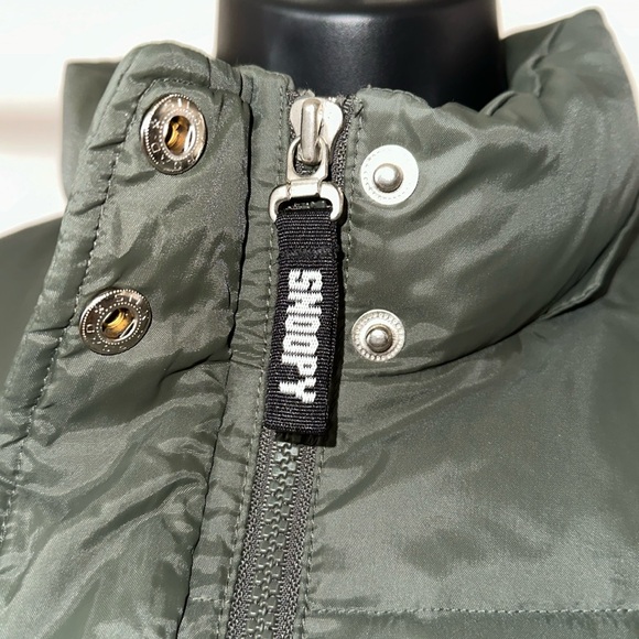 UFS Inc. Peanuts Snoopy *RARE* Women’s Embroidered Down Puffer Coat Jacket - Picture 12 of 16